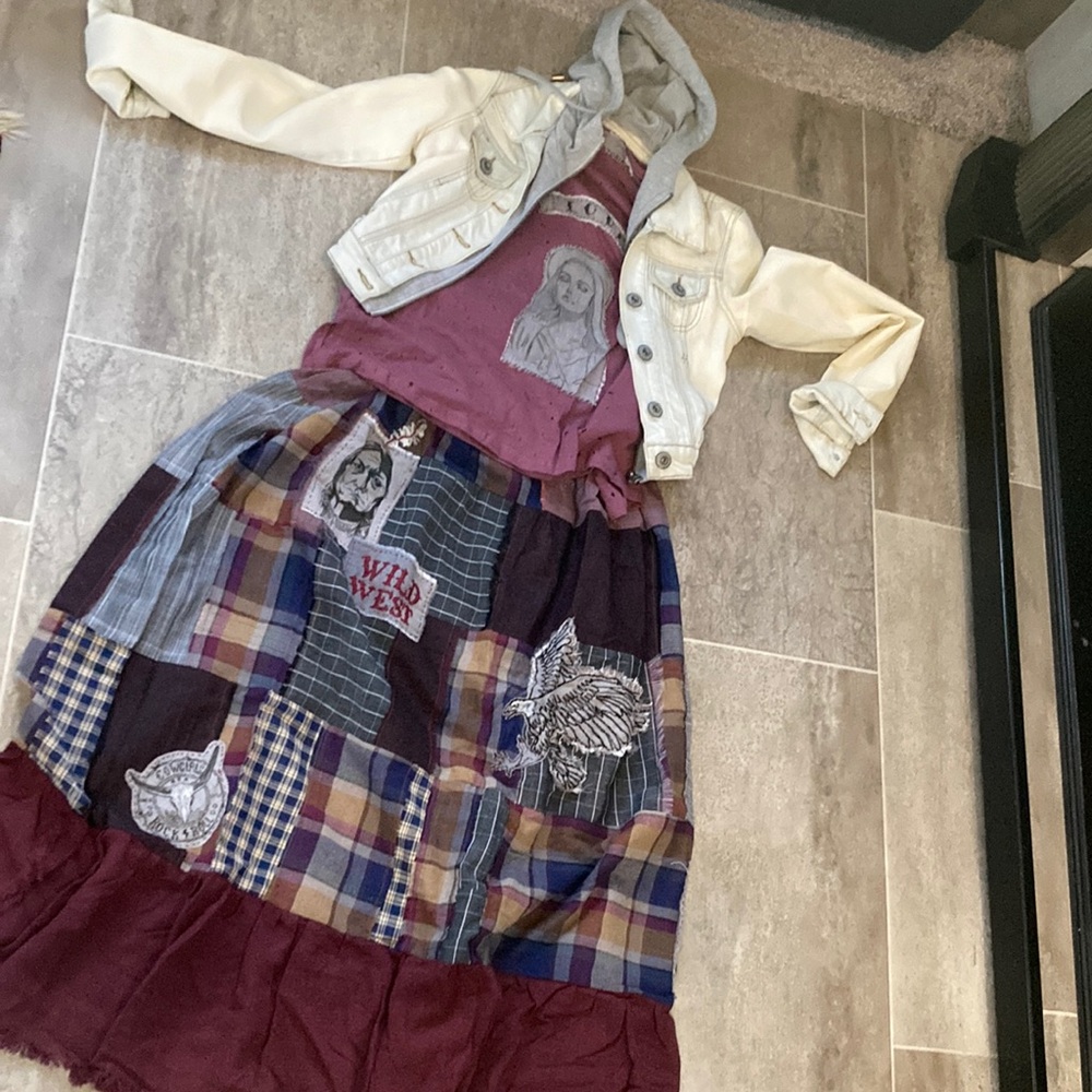 Patchwork skirt “Native American heritage” - Picture 6 of 17